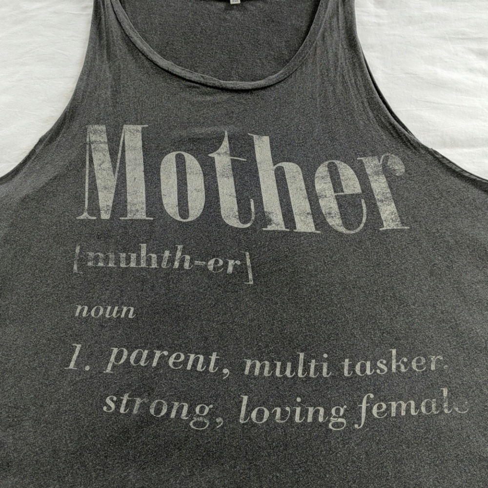 Charcoal Graphic Tank Top